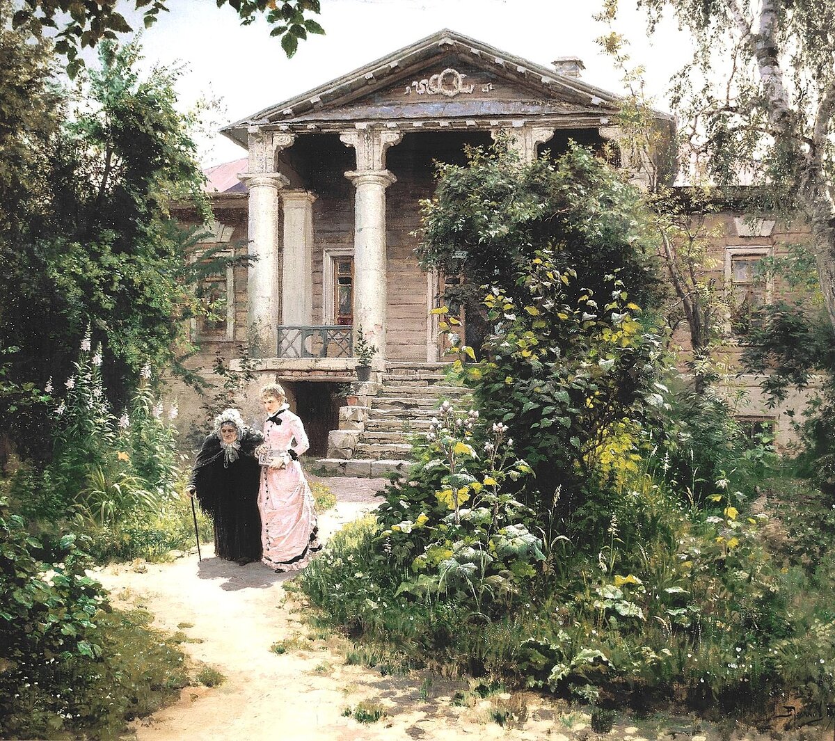 В. Поленов. "Бабушкин сад". (1878)