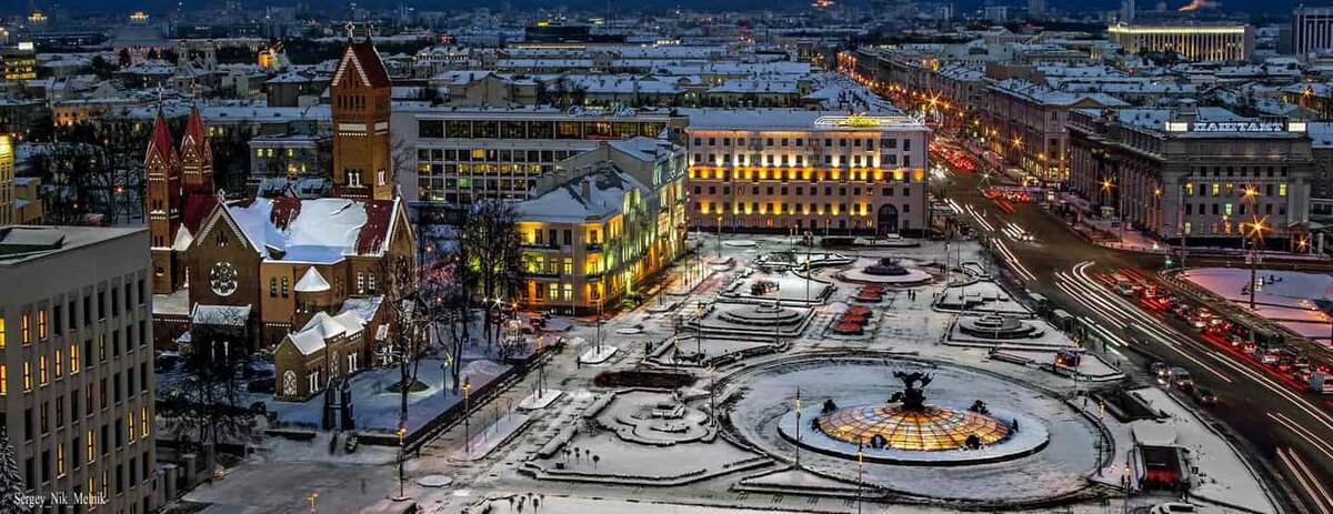 Зимний Минск