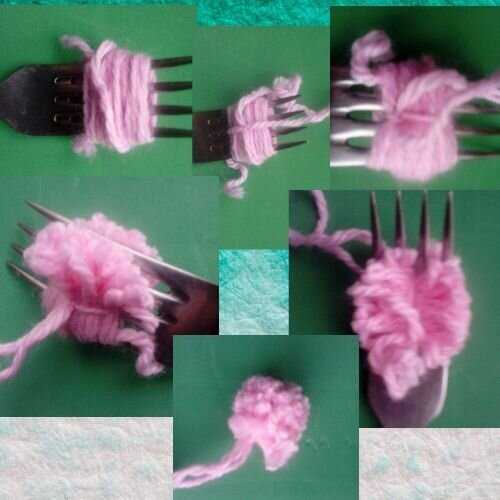 Поделки из помпонов - 84 фото идеи красивых самодельных помпонов из ниток, пряжи и проволоки