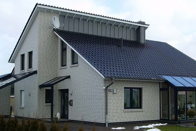 Образец кладки облицовочного кирпича 
