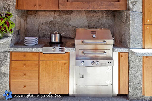 Летняя кухня на даче - идеи обустройства, мебель, посуда и меню для летней кухни