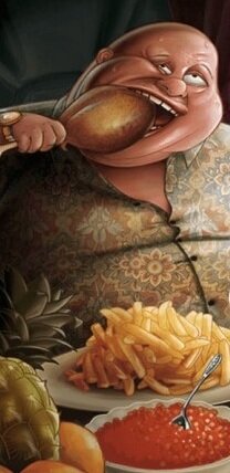  Нельзя:  Переедать.