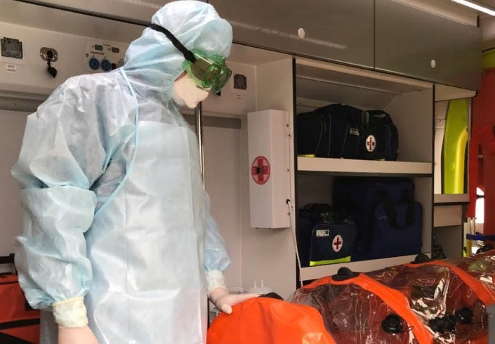 Транспортировка больного в Крыму