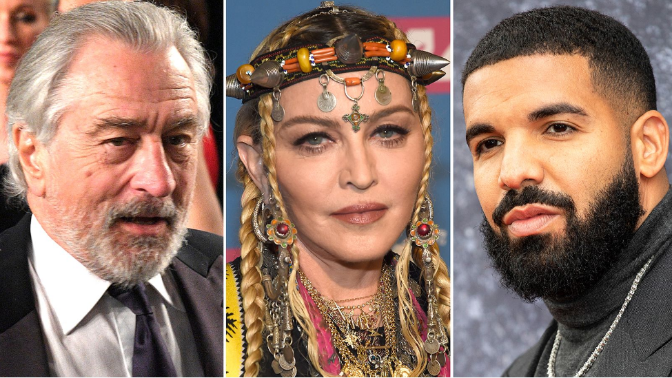 Robert De Niro, Madonna and Drake