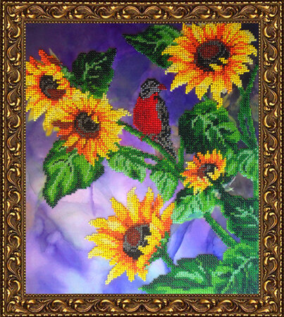 Набор для вышивания бисером "Живое солнце" от Мастерской вдохновения FeDi