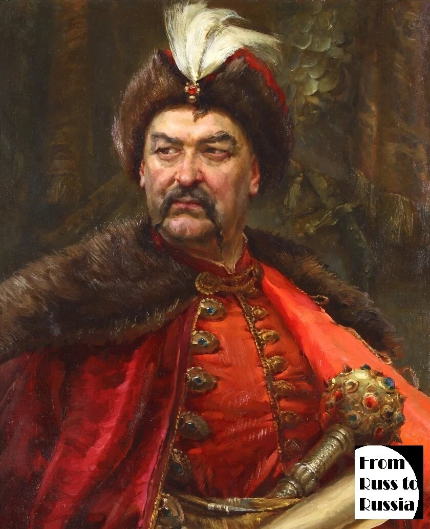 Портрет Богдана Хмельницкого. Азаров Артем, 2017 г.