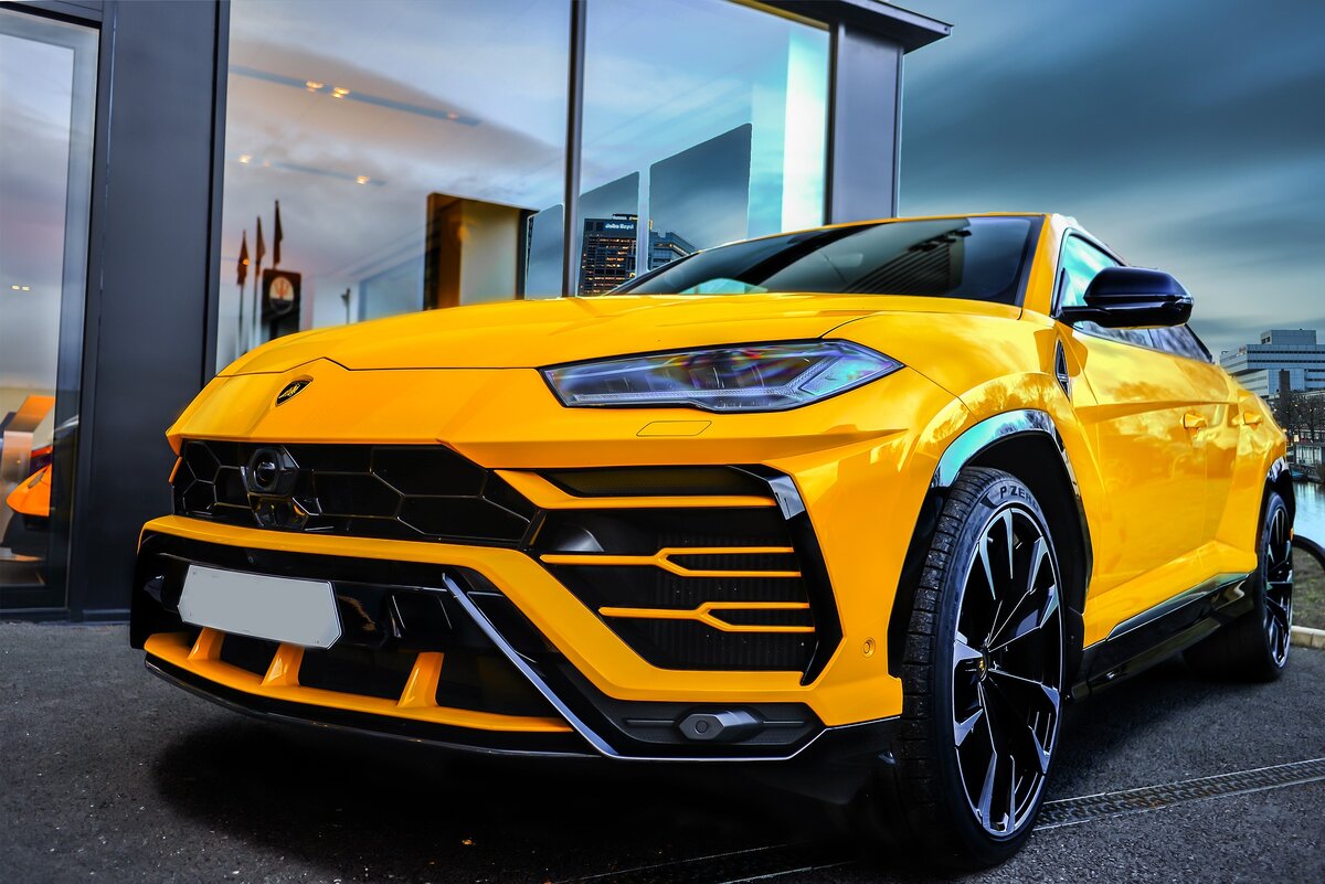 Lamborghini Urus 2021 Yellow FHD