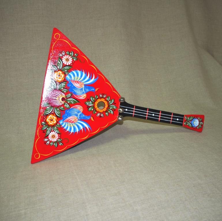 Балалайка детская с бубенцами к2-бл-01, ООО "Мастерская Сереброва"
