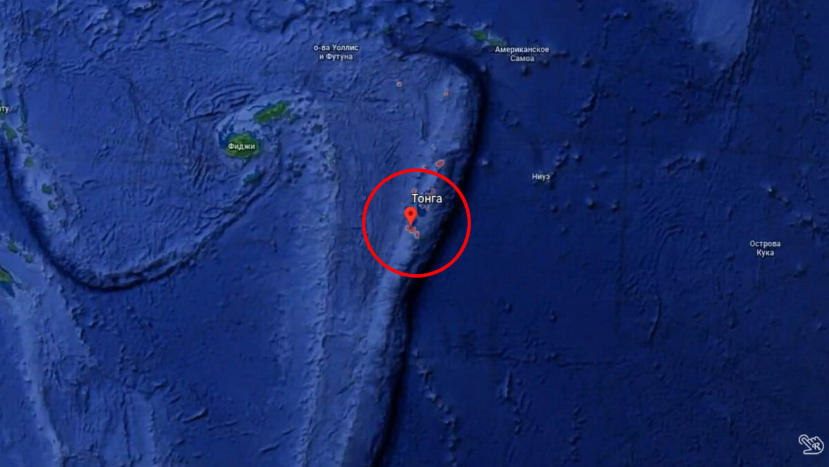 Государство Тонга с населением в 20 000 человек