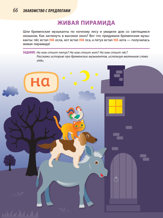 На ком стоит петух? НА коте.