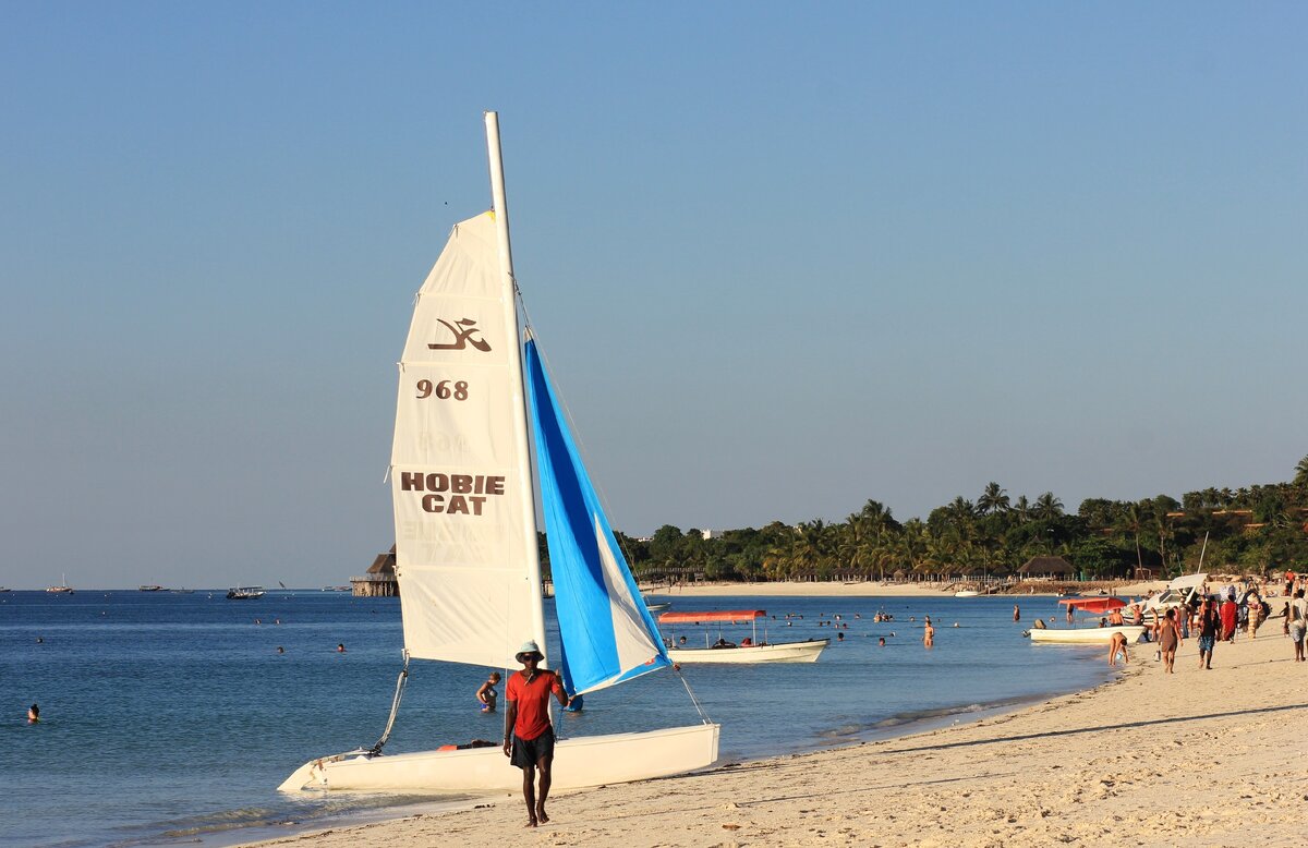 наш парусный катамаран