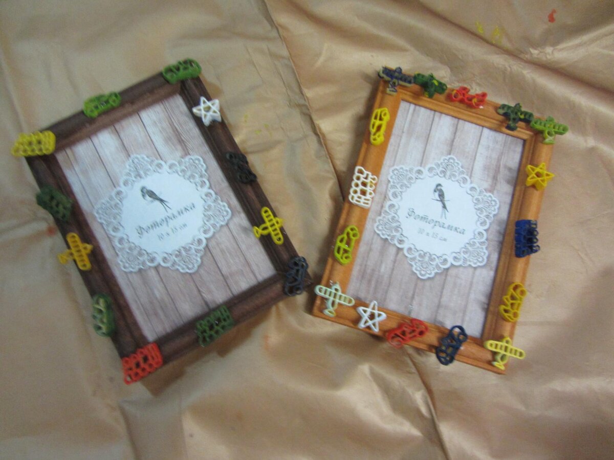 вот такие милые рамочки  у нас получились