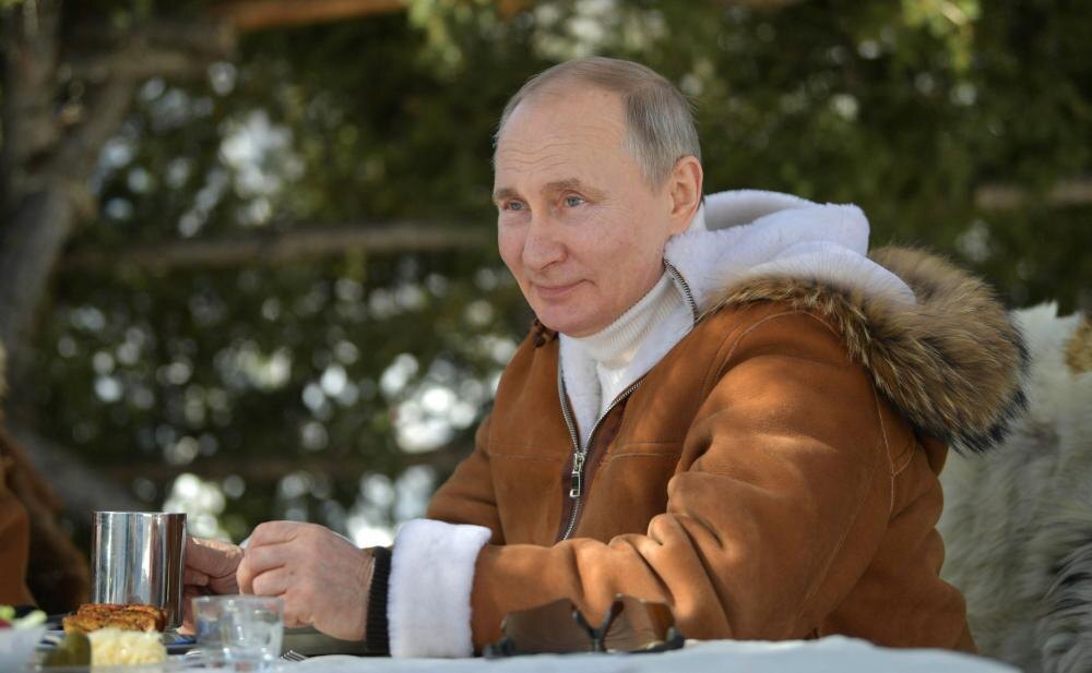 Недавно Владимир Путин отдохнул в сибирской тайге