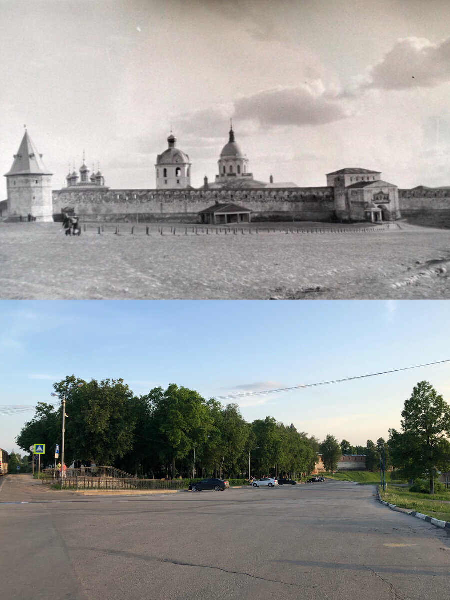 Самый маленький кремль. Зарайск было стало. Исторические фотографии Зарайска
