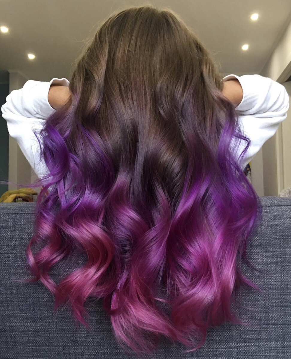 Все фото в публикации: окрашивания волос моей дочери.