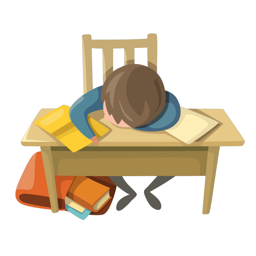 На уроках уставший. Спящий ученик. Усталый ученик.