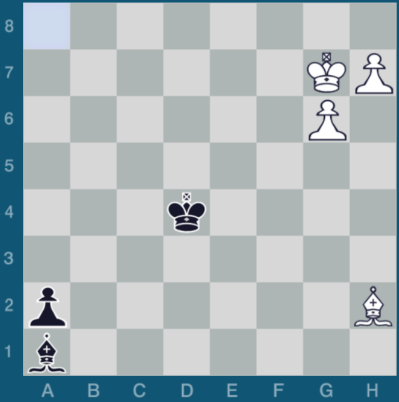 ход белых, ничья