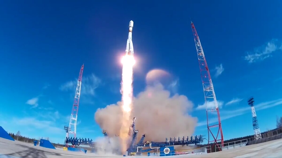 Запуск ракеты РФ с космодрома " Восточный". Фото из открытых источников