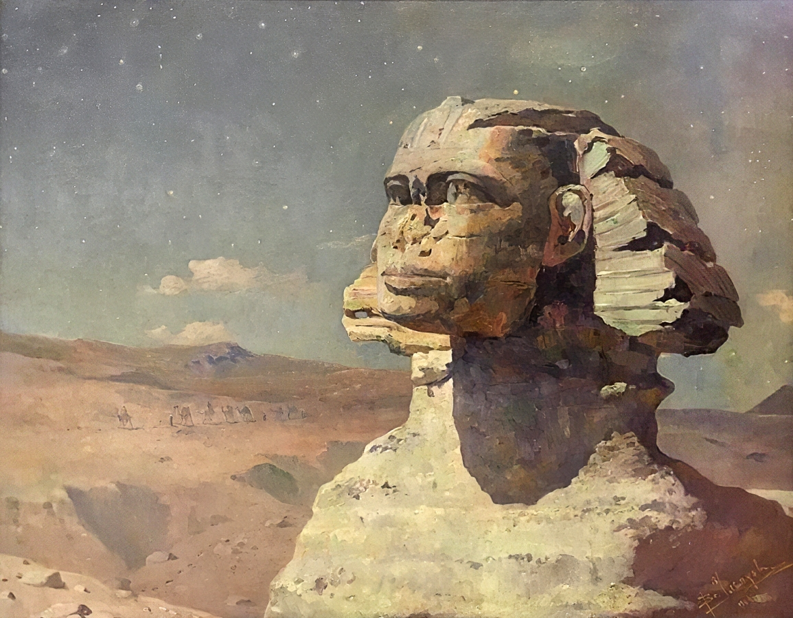 Сфинкс. 1904 г. Холст, масло. 96 x 125 см. Екатеринбургский музей изобразительных искусств