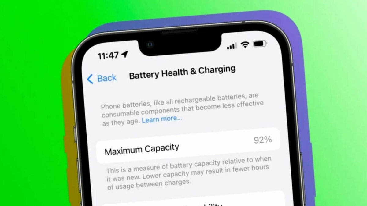    Падает емкость аккумулятора Айфон в настройках — это нормально?