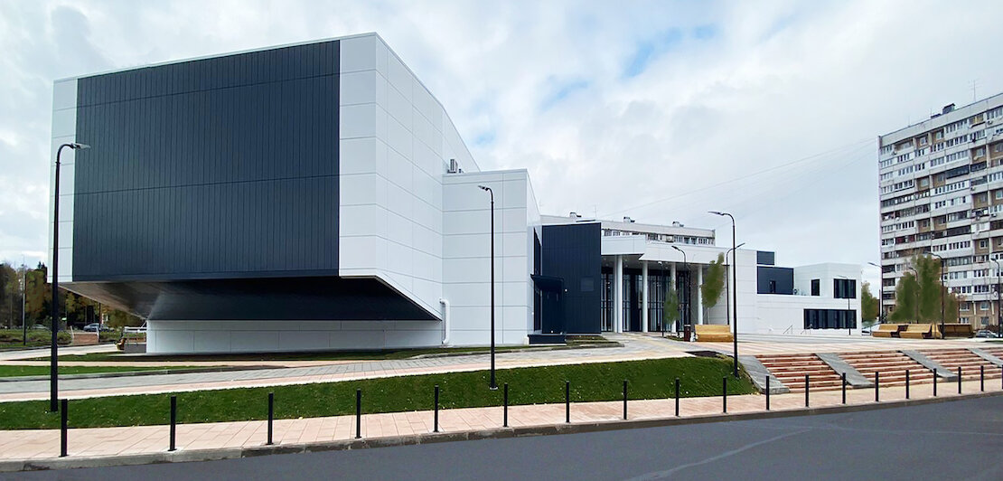 
Фасады из алюминиевых композитных панелей