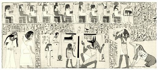 Виньетка из папируса Ани