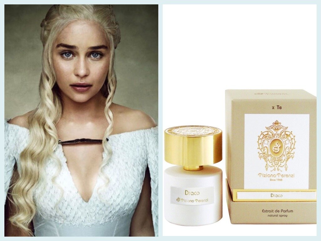 Верхние ноты: Бергамот, Лимон, Апельсин и Зеленые ноты; средние ноты: Персик, Жасмин, Белый кедр, Пачули и Магнолия; базовые ноты: Ваниль, Бобы тонка, Мускус, Груша и Гелиотроп.