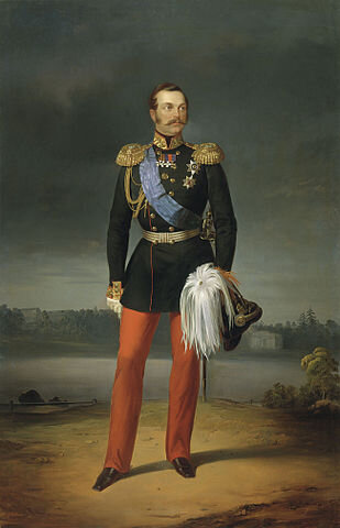 Е. И. Ботман. Портрет Александра II. 1856 год. https://commons.wikimedia.org/wiki/File:Alexander_II_by_E.Botman_(1856,_Russian_museum).jpg