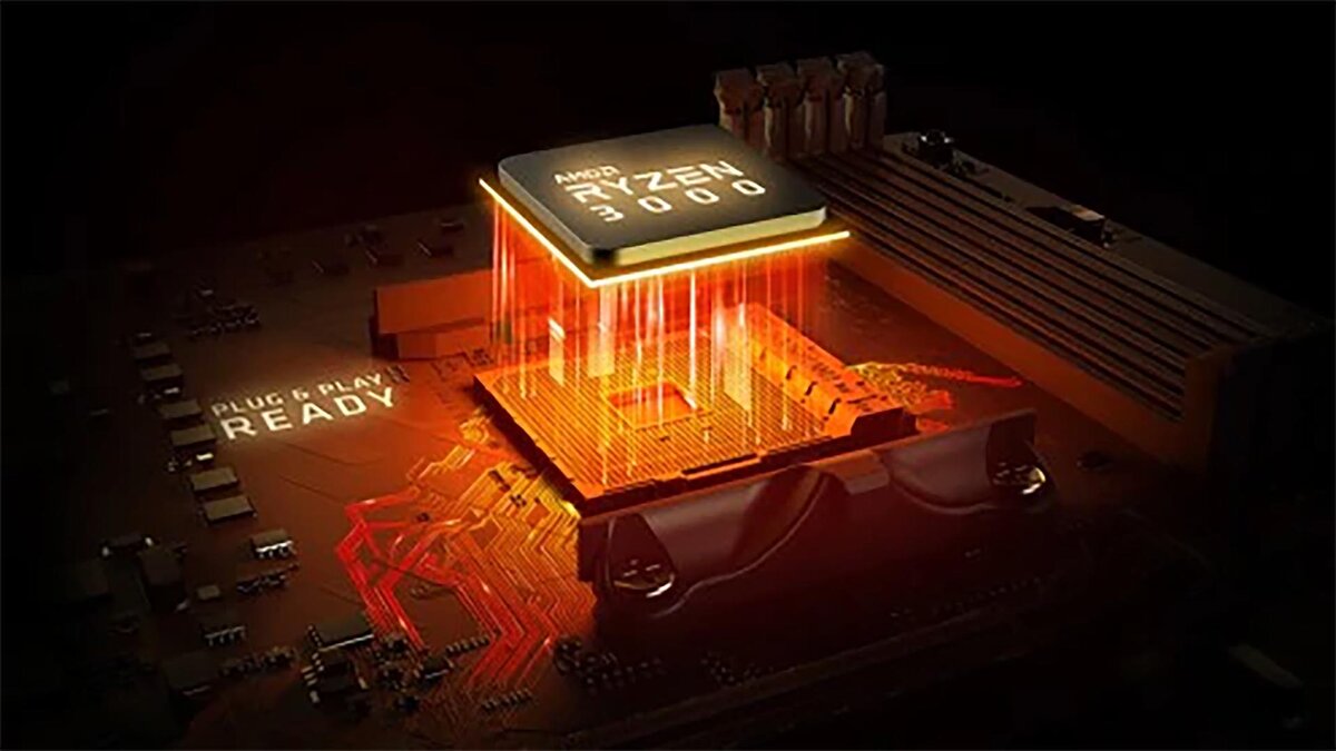 Анонсированы процессоры AMD Ryzen 3000 3-го поколения (архитектура Zen 2, линейка Matisse). Процессоры имеют чиплетное исполнение по 7нм техпроцессу. Чиплет обозначает комбинированный микрочип, который включает в себя ядра CPU, GPU, порты передачи данных и память. Улучшена энергоэффективность, появилась поддержка PCIe 4.0. Дата старта продаж — 7 июля 2019 года. Подробности о характеристиках и ценах пока выражены только слухами и утечками. Нас ожидает пополнение семейства десктопных райзенов экземплярами с 12 и 16 ядрами. На сегодня самые многоядерные представители мейнстримовых процессоров - это Ryzen 7 2700X 8C/16T и более производительный аналог Intel i9 9900K 8C/16T.