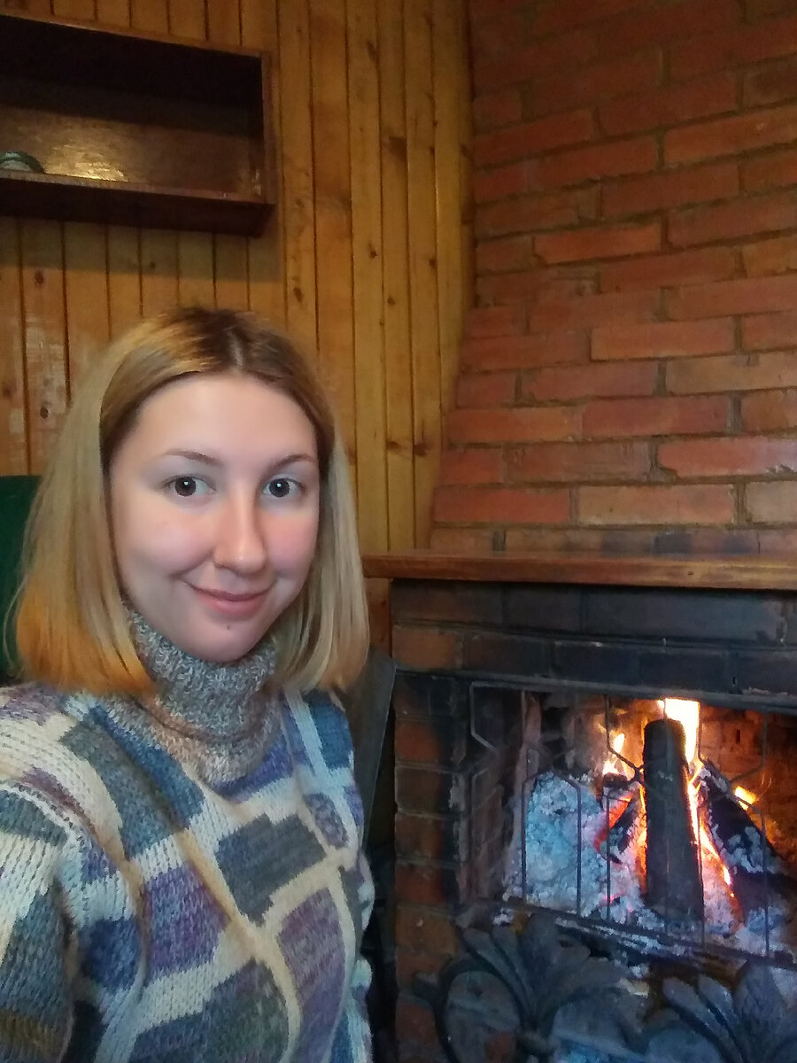 Камин на даче