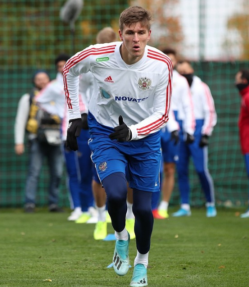 Александр Соболев на предыдущих сборах