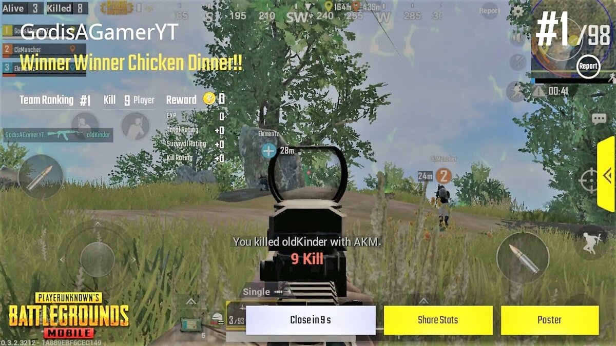 В данной статье вы научитесь в течении короткого времени (обычно 1-2 дня, в крайнем случае неделя) эффективного стрелять и побеждать почти каждого противника на своём пути  в мобильной версии PlayerUnknown's Battlegrounds.