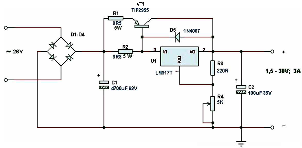 Простой импульсный блок питания на IR - MBS Electronics