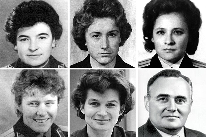 Первый отряд девушек- космонавтов, мне лично симпатична третья в первом ряду..