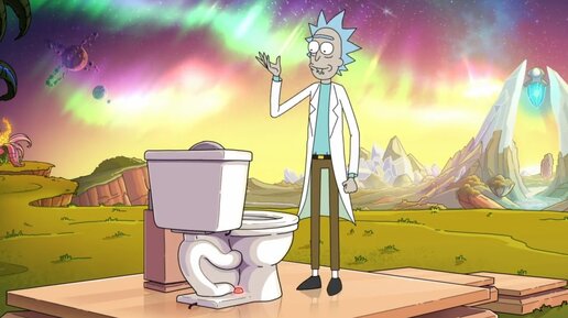 Рик и морти сортир. Рик и морти туалет. Рик и морти туалет рика. Рик санчес 4к. Рик и морти сортир рика.