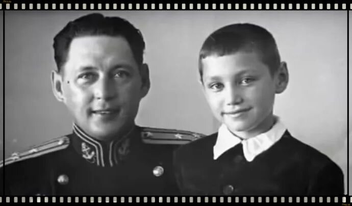 Владимир с папой Борисом Леонидовичем