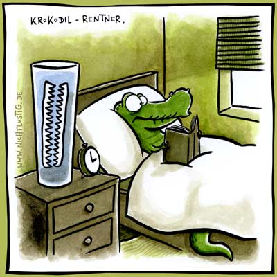 Крокодил-пенсионер