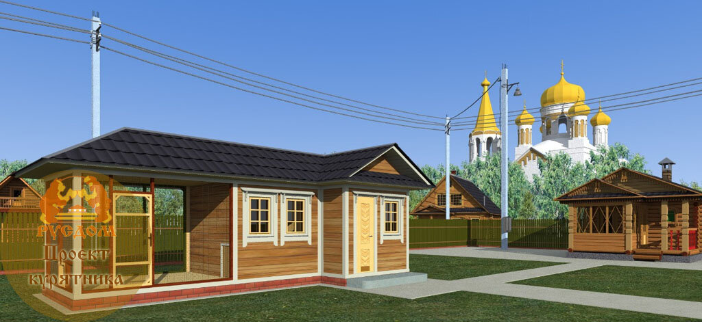 Внешний вид курятника