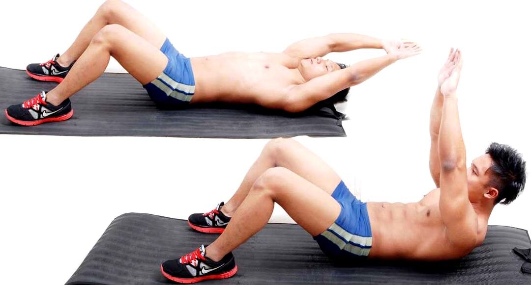 Oblique Crunches упражнение