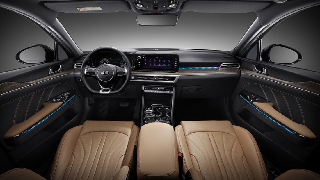 Салон новой Kia Optima 2020 (листайте в бок)