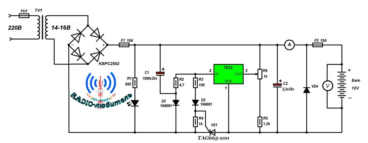 Самое простое, но самое правильное зарядное устройство - RV9CX Page