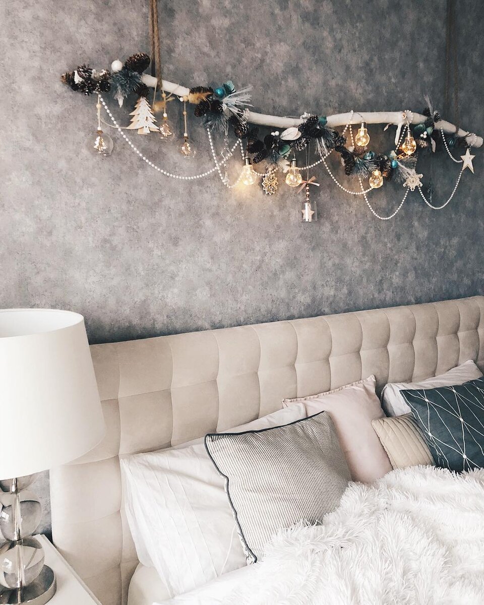 Фотография @talika_home. Обязательно сделаю такой новогодний декор в следующем году