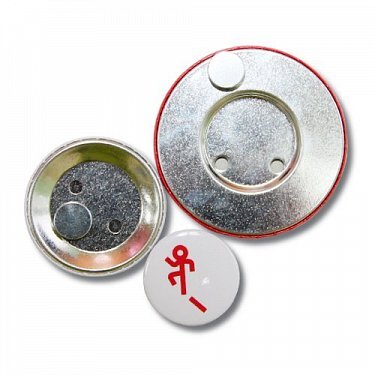 Закатные значки с магнитным креплением