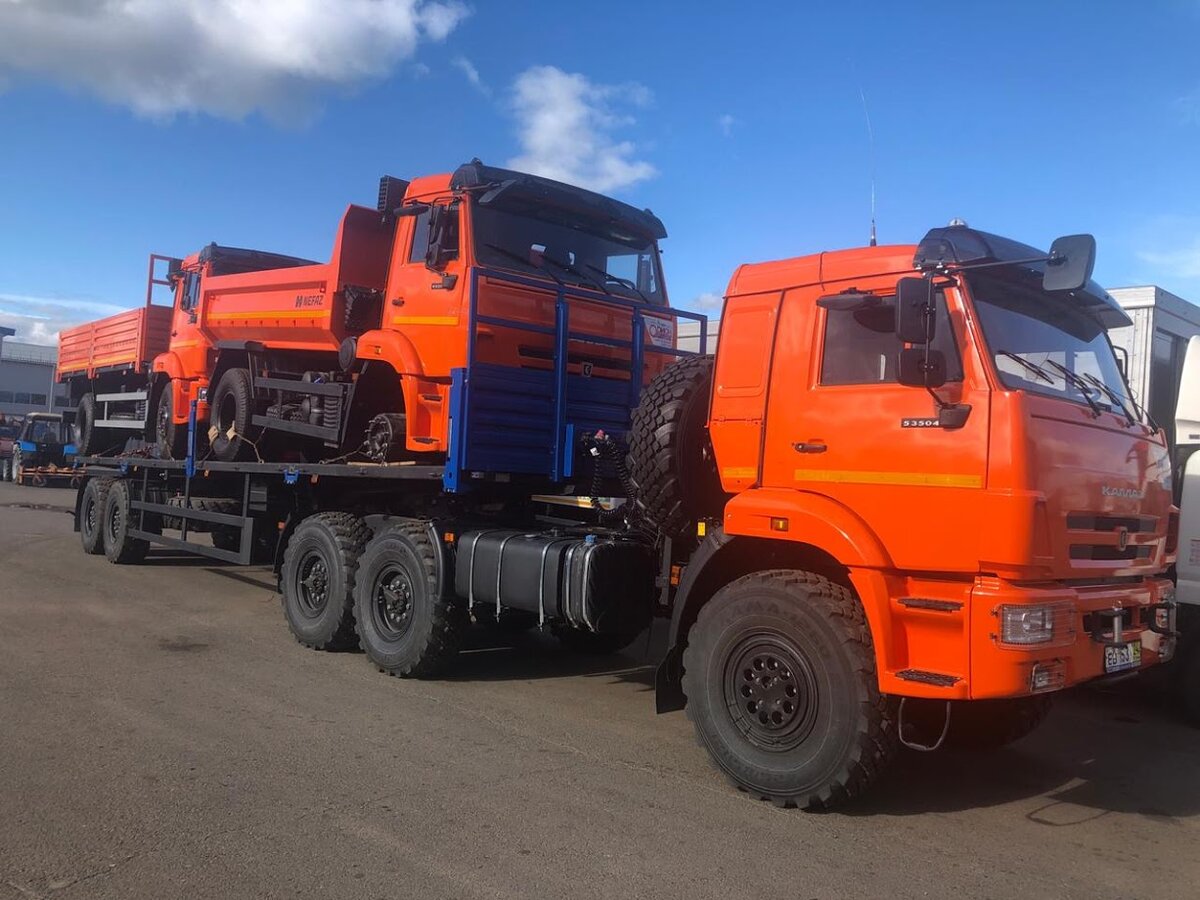 Автомобили КАМАЗ подготовлены к выдаче