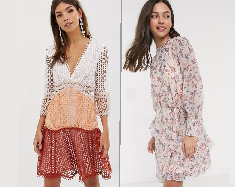 тренды платьев 2020