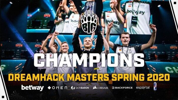 BIG champions DreamHack Masters Spring 2020 Europe