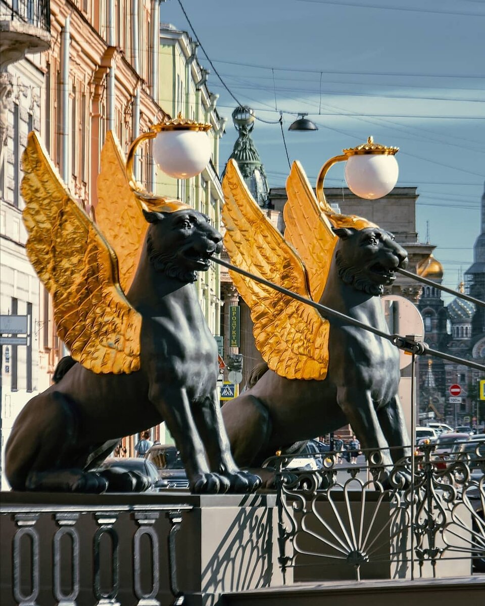 мост с грифонами спб