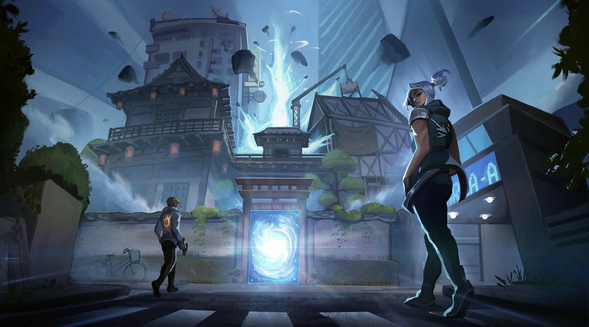 Ночь на карте Split. Автор: @julienTheo на Reddit.