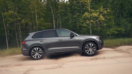 Проверяем, как работает пневмо-подвеска на Range Rover и VW Touareg: