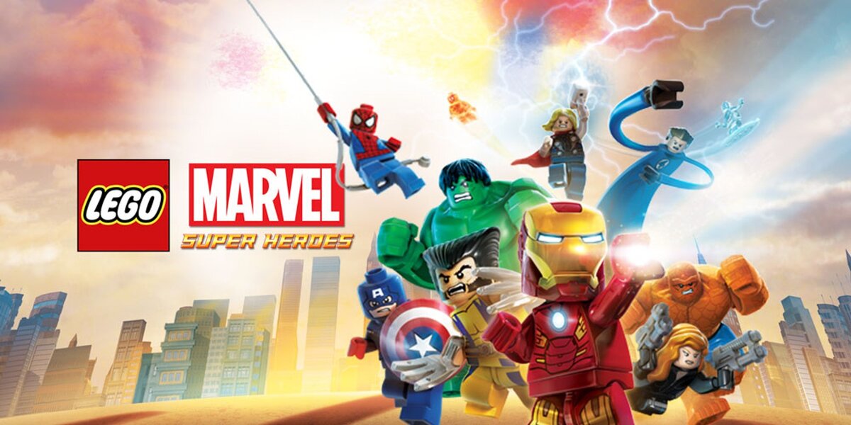 Обложка игры Lego Marvel Super Heroes  